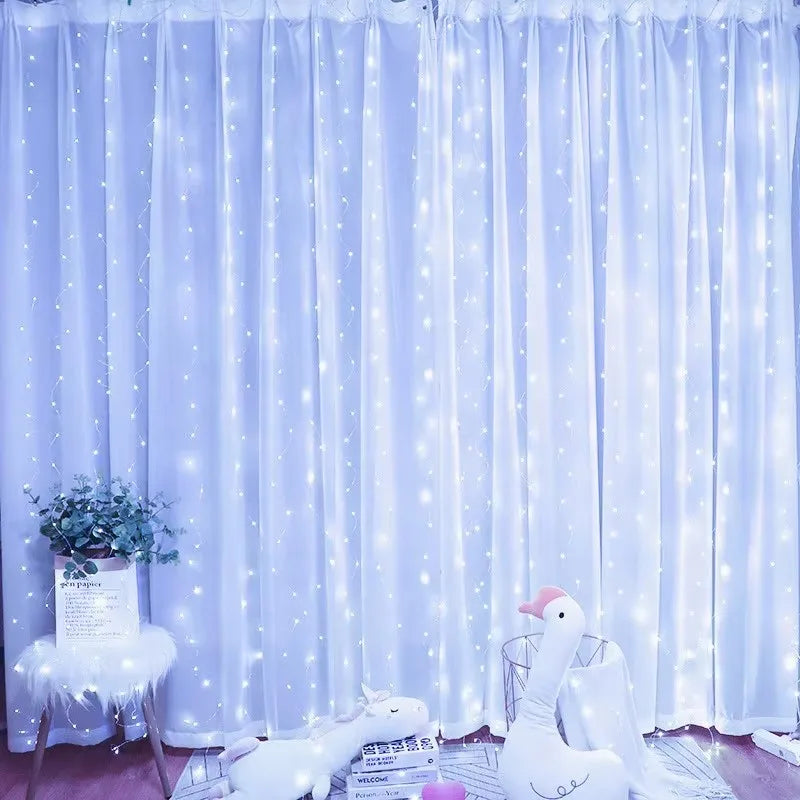 LED Lights Fairy String Curtain Light