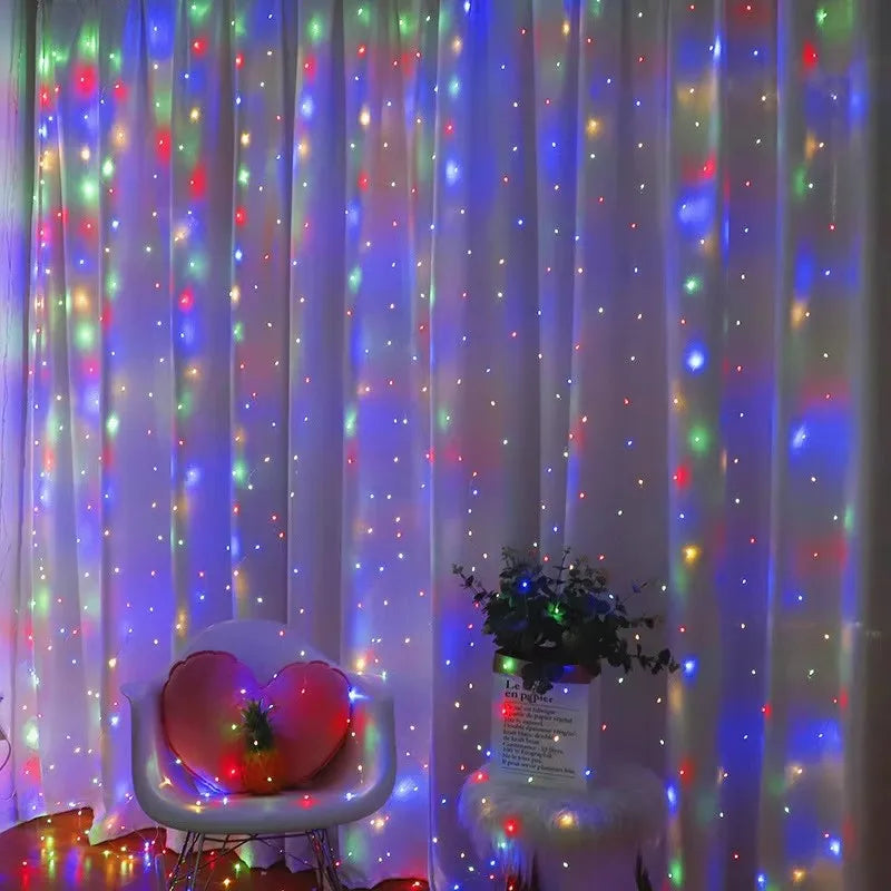LED Lights Fairy String Curtain Light