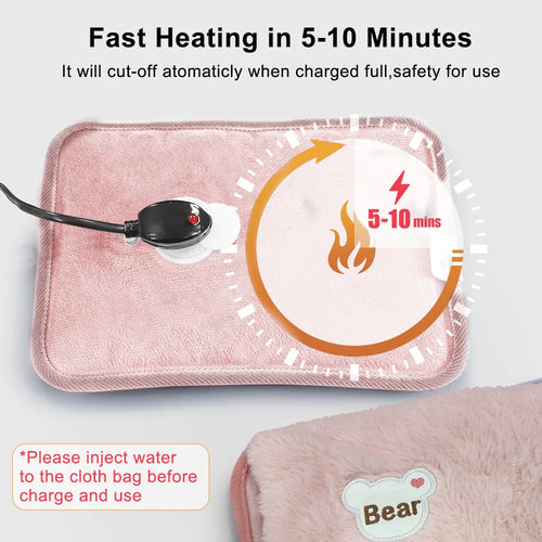 EmberPouch™ Plush Electric Hand Warmer