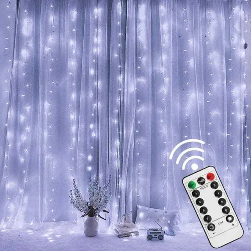 LED Lights Fairy String Curtain Light