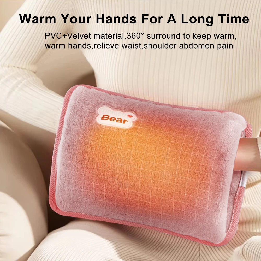EmberPouch™ Plush Electric Hand Warmer