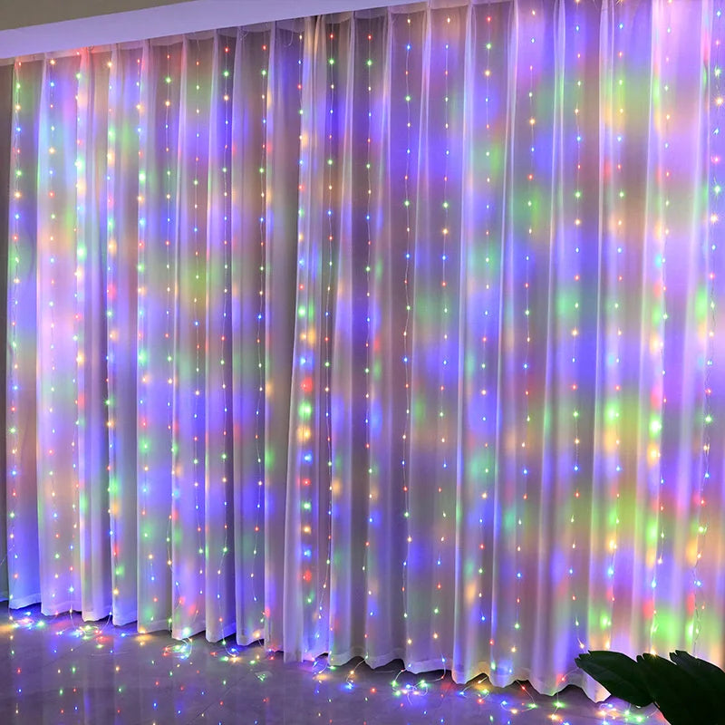 LED Lights Fairy String Curtain Light